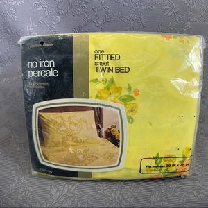 JC Penney Fashion Manon Floral Twin Fitted Sheet